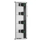 Beckhoff  EtherCAT Terminal, 4-channel analog input, IEPE/accelerometer, 24 bit, 20 ksps ELM3604-0000