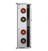 Beckhoff EtherCAT Terminal, 2-channel analog input, voltage, ±60 V…±1200 V, 24 bit, 50 ksps, electrically isolated, 4 mm socket ELM3002-0205